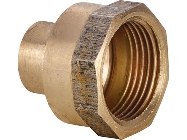 Conex-kobling til lodde- og gevindforbindelser 22x3/4 bronze - 4270G022006000