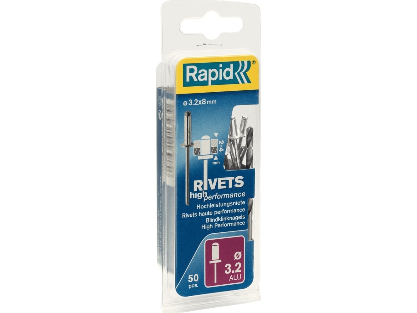 Elite Screens Rivets Rapid 3.2 x 8, 50 pcs. | Skrivare - Skrivartillbehör - Handskanner | GameStuff