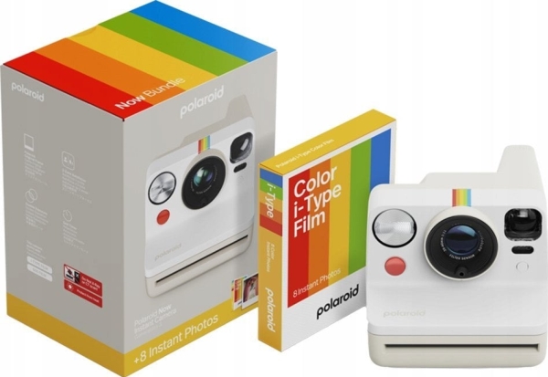 Polaroid Now Gen 3 Bundle Pebble White