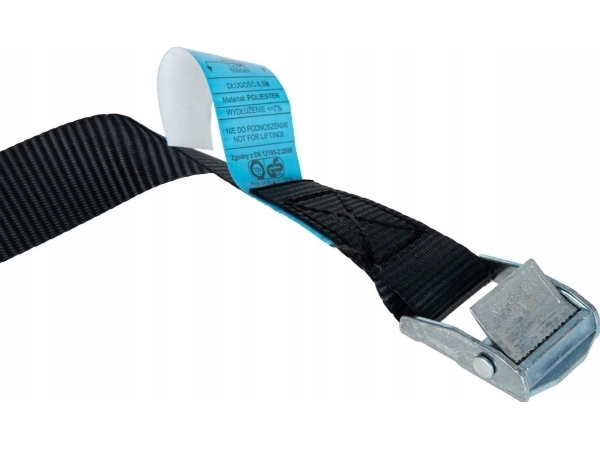 Itselukittuvalla soljella varustettu kiinnityshihna 25mmx0.5m 500kg (16/320)