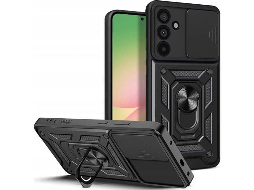 Tech-Protect Camshield Pro Cover Til Samsung Galaxy A56 5G - Sort