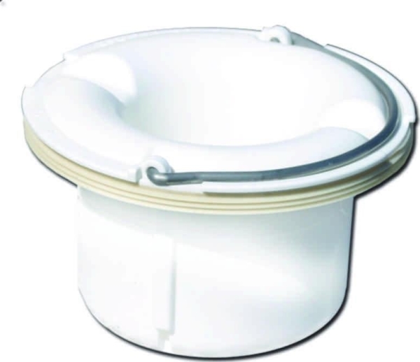 Purus Tyr vattenlås 125mm t/indb - t/golvavlopp vit PEH | VVS Artiklar - Badrum - Tillbehör för tvättställ | GameStuff