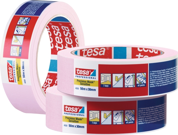 Tesa Precision Sensitive 04333-00020-02 Kreppband Malertape Hellrosa (L X B) 50 M X 38 Mm 1 St.
