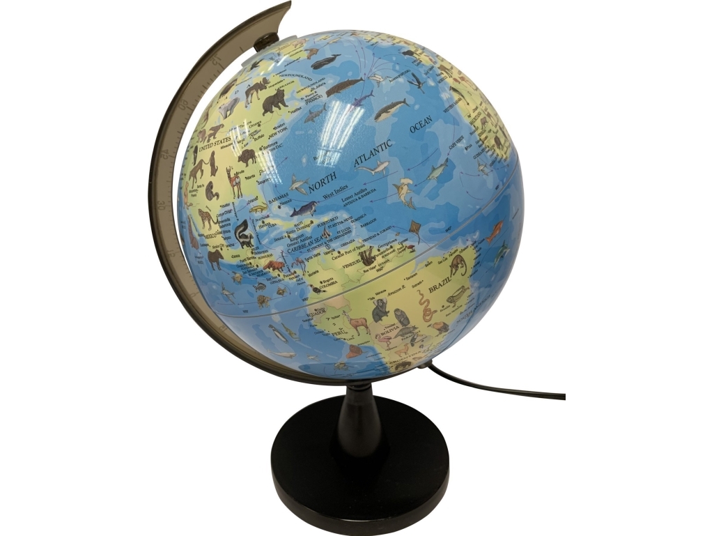 Science Jordglob med Djur och Ljus 20 cm | Leksaker - Rollek - Musikleksaker | GameStuff