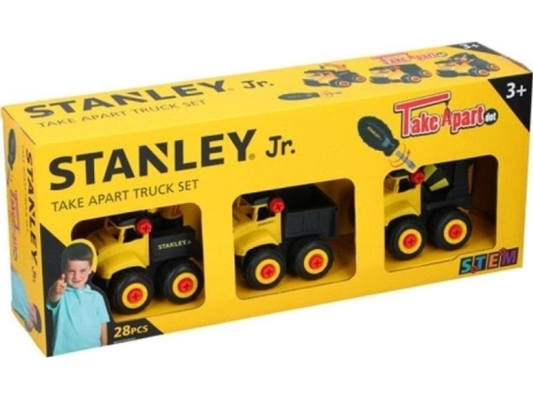 Set of 3 MINI STT010-S3-SY STANLEY Jr vehicles | Hobby - Samlar- och monteringsmodeller - Fordon | GameStuff