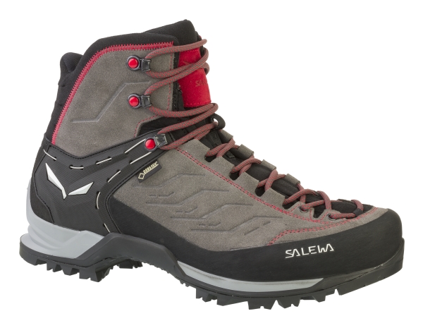 Salewa MTN Trainer Mid GTX, Hankoppling, Vuxen, Kol, Grå, Röd, Utomhusboots, Vandring, Vandring, Charcoal/Papavero | Utomhus - Camping - Övrig utrustning | GameStuff
