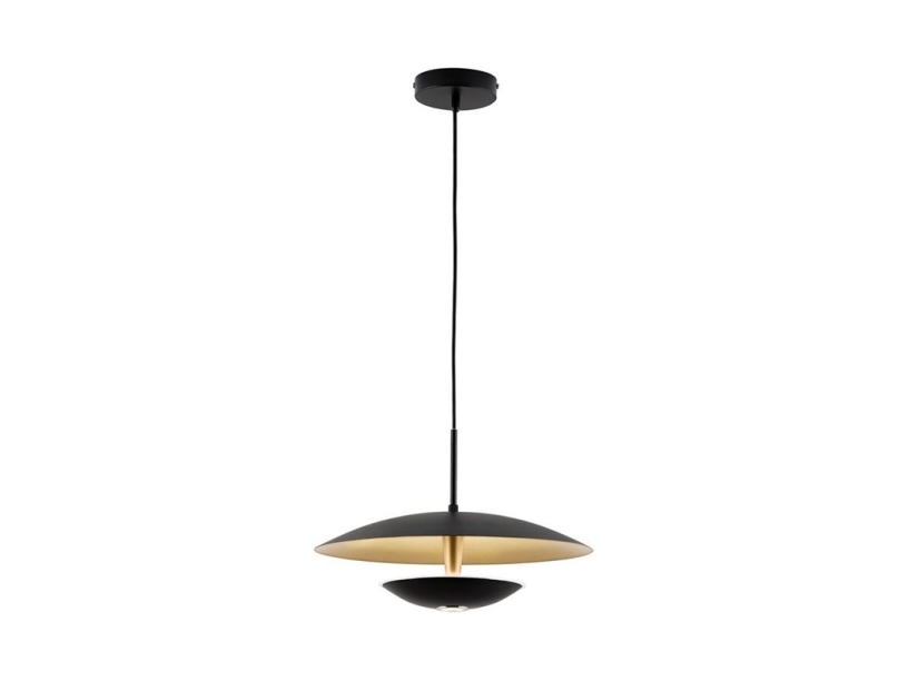 Lamp Pendant Monica 16w 3k Black/gold