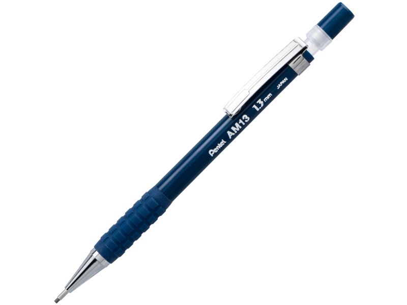 Pentel AM13C, Blå, Svart, 1,3 mm, Rund, 24 styck | Skrivredskap - Blyertspennor & pencils - Stiftpennor | GameStuff