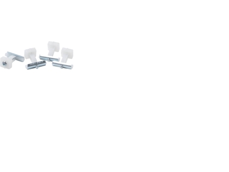 T-bultar avsedda för bärsatser, levereras i set om 4 st. | VVS Artiklar - Badrum - Tillbehör för tvättställ | GameStuff