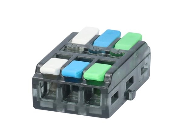 Fjäderkontakt 3-POL, 0,5-2,5mm2, AWG 20-14 | N - A | GameStuff