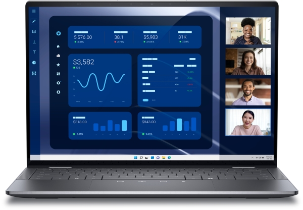 Dell Ntb Latitude 9450/u7 165u/16gb/512gb Ssd/14  " Qhd Touch/2 In 1/ir Kamera Ir Mikrofonas/wlan/vpro/backlit Kb/w11 Pro/3y Ps Nbd