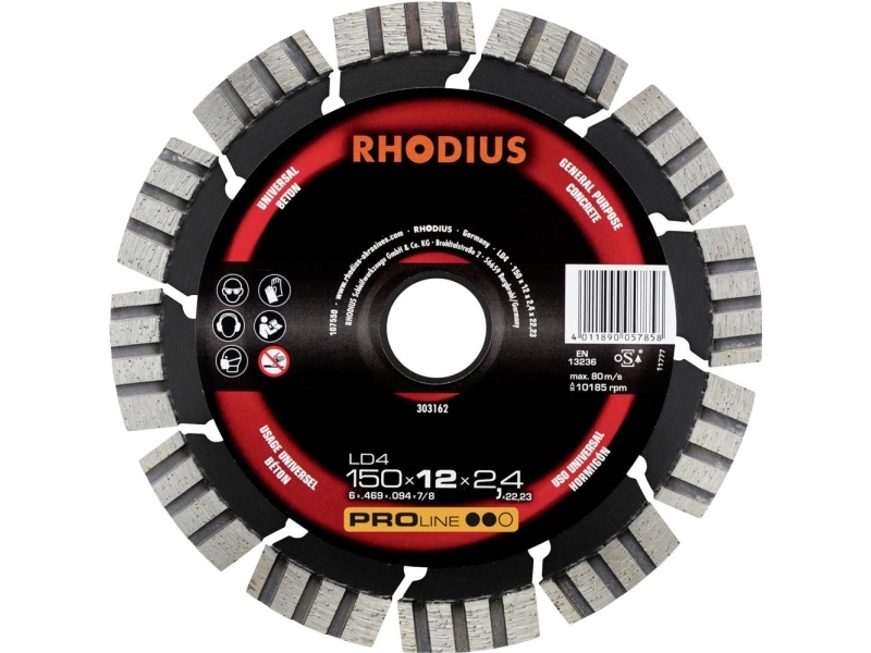 Rhodius Diamantklinge Ld4 150Mm