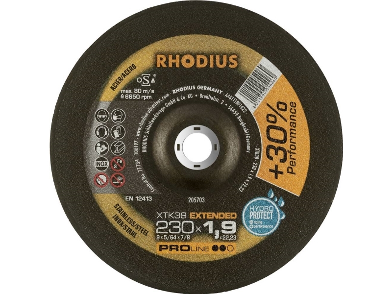 Rhodius 205703 Skæreskive Forkrøppet 230 Mm 22.23 Mm 1 Stk