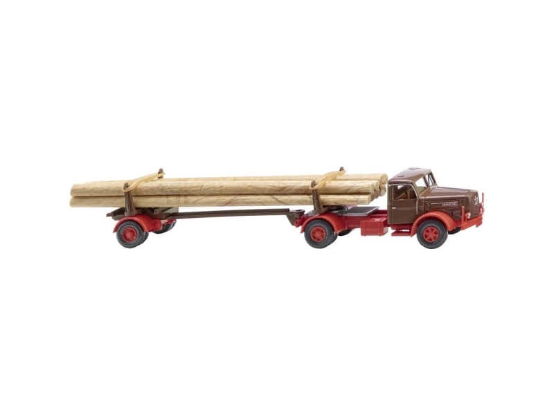 Wiking 039013 H0 Trucks Modell Henschel Transporter Aus Langholz