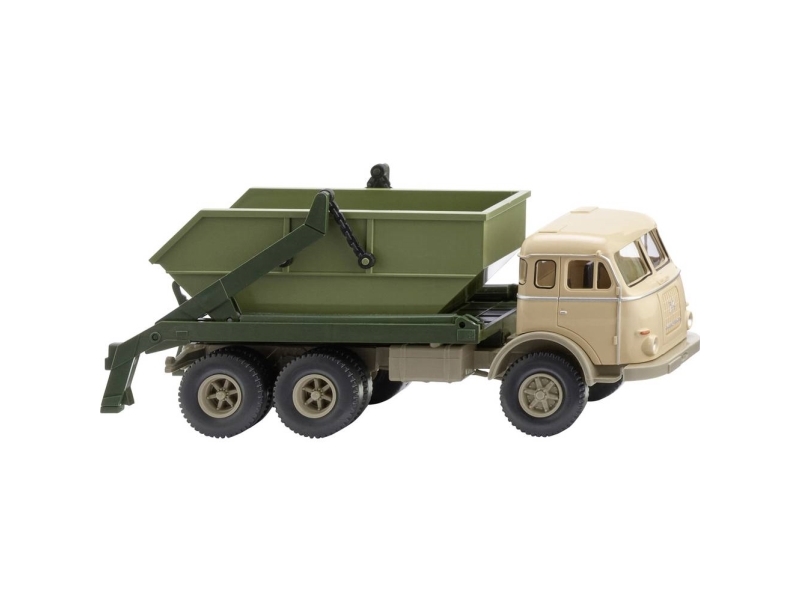 Wiking 067908 H0 Lastbiler model Henschel Fravænnede smågrise, beige | Hobby - Modelljärnväg - Skala H0 | GameStuff
