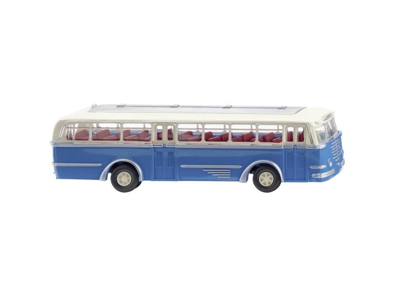 Wiking 072003 H0 Bus Model Büssing Trambus, Himmelblå/Lysbenet