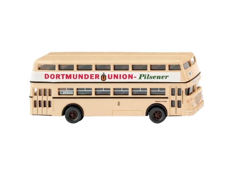 Wiking 072206 H0 Bus Model Büssing Dobbeltdækkerbus D2u Dortmunder Union