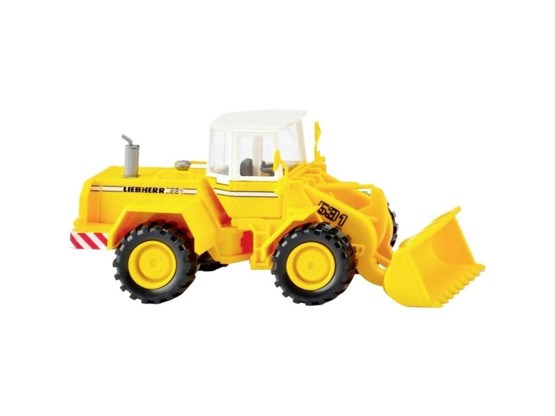 Wiking 065110 H0 Byggekøretøj Model Liebherr L 531 Hjullader, Rapsgul