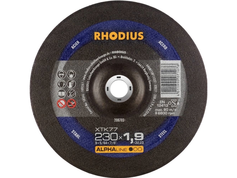 Rhodius 208703 Trennscheibe Gebogen 230 Mm 22,23 Mm 1 St