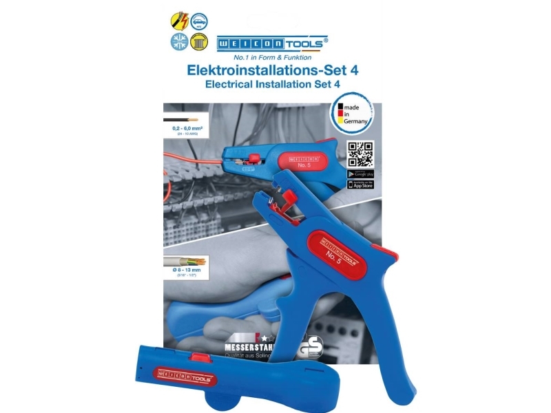 WEICON TOOLS No 5 + No 13 10039678 Afisoleringstang Inkl. kabelafisolering 0.2 til 6.0 mm²