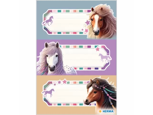 HERMA 1786, Självhäftande etikett, Multifärg, papper, Permanent, Rektangel, 9 styck | Papper & Emballage - Taggar - Manuell Vit | GameStuff