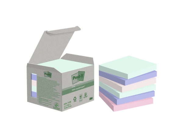 Post-It Recycling Notes Rainbow Haftnotizen Standard Farbsortiert 6 Blöcke (7100259123)