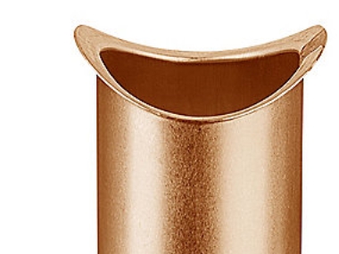 VM kobber tudstykke t/halvrund - rende 280/76mm