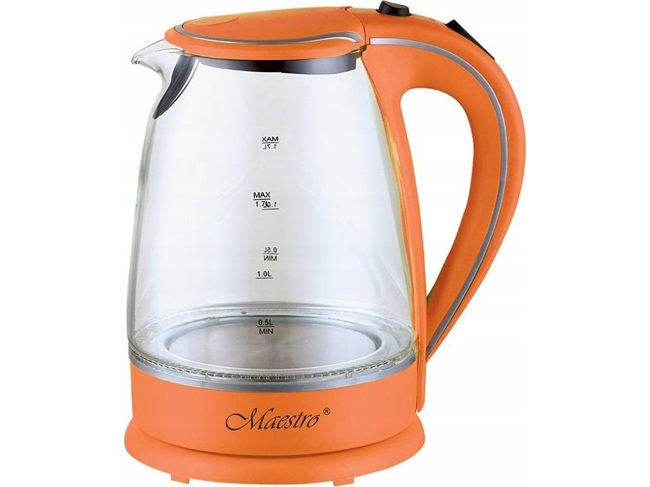 Kettle Feel Maestro MR-064 Oransje gjennomsiktig glass 2000 W 1,7 L