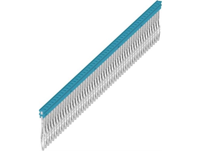 Weidmüller ZQV 1.5N/50 BL, Tværforbindelse, 5 stk, Wemid, Blå, V0, 175 mm