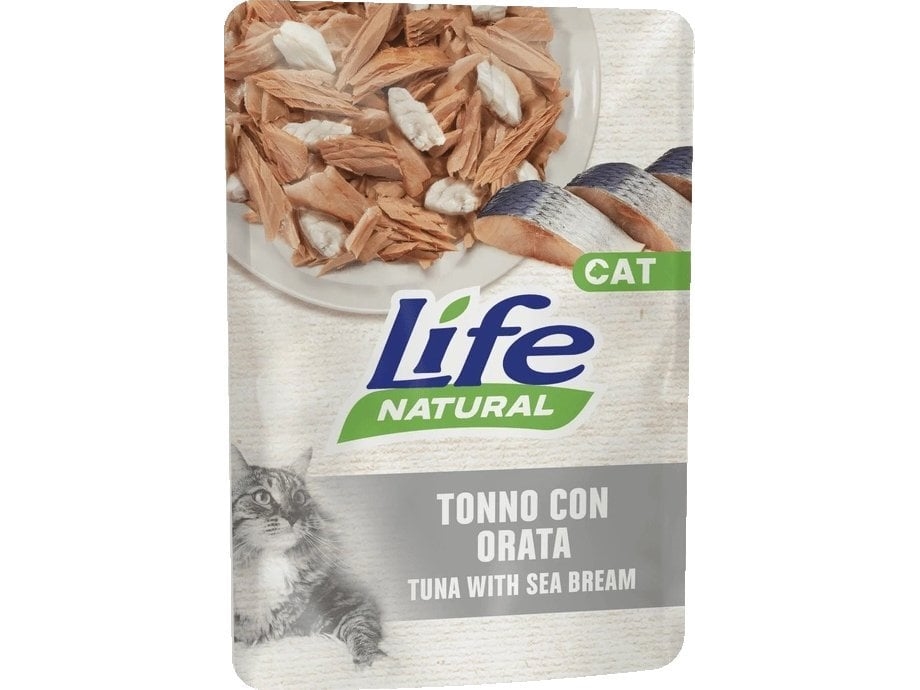 Life Pet Care Life Cat Vådfoder 70 G Tuna + Sea Bream /30
