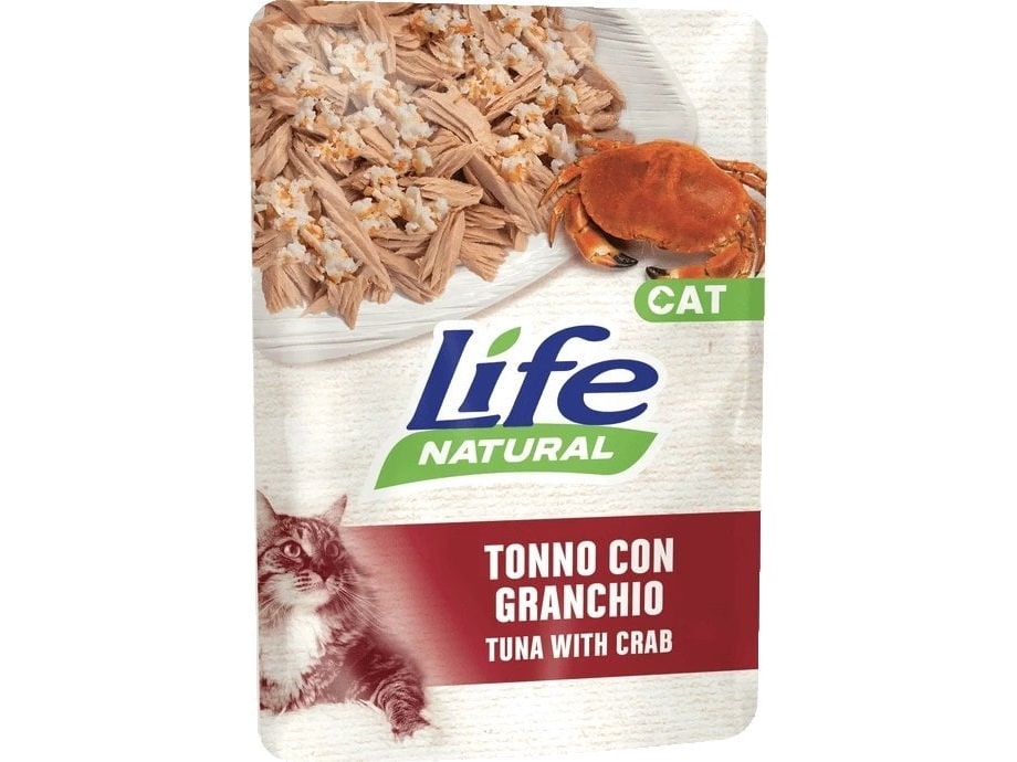 Life Pet Care Nassfutter Für Katzen 70 G Tuna + Crab /30