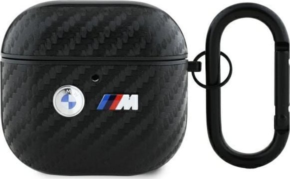 Bmw Bma4wmpuca2 Airpods 4 Cover, Schwarz/Black Carbon Double Metal Logo