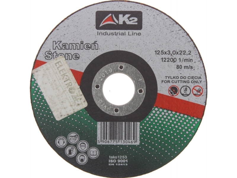 Korund-stenskive 125x3,2x22