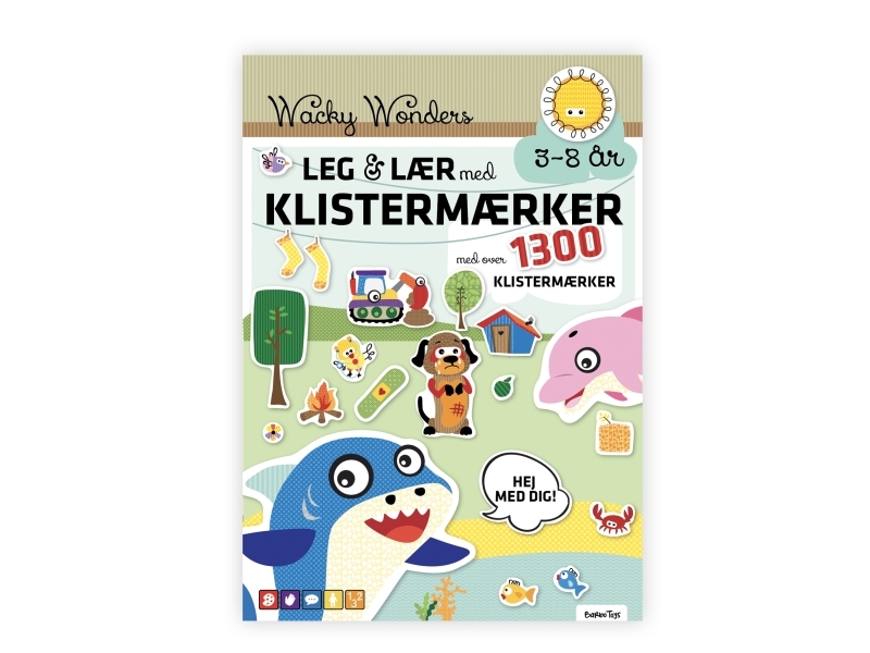 Wacky Wonders - Lek och lär med klistermärken | Skola & Hobby - Skolböcker & kalkylblad - Lösa ark och block | GameStuff