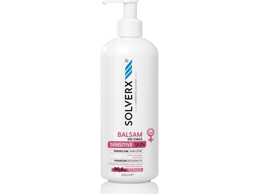 Solverx Sensitive Skin Body Lotion For Sensitive Skin 400Ml - Pump