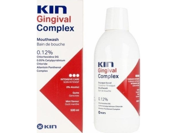 Mundskyl Kin Gingival Complex 500 ml - mundskyllevand til sundt tandkød