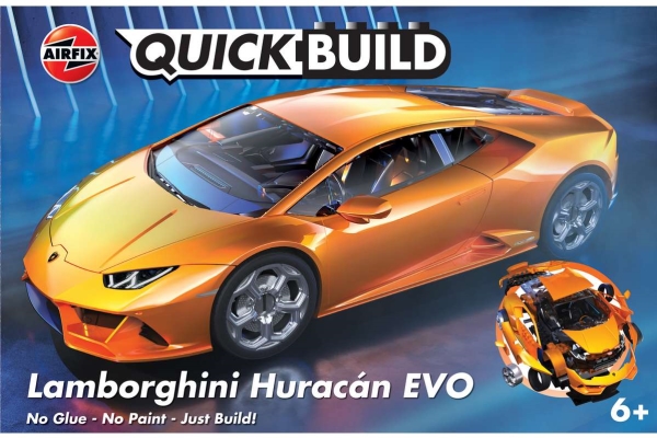 Snabbt byggd Lamborghini Huracan EVO | Hobby - Modellbygge - Plast Byggmodeller - Starter set | GameStuff