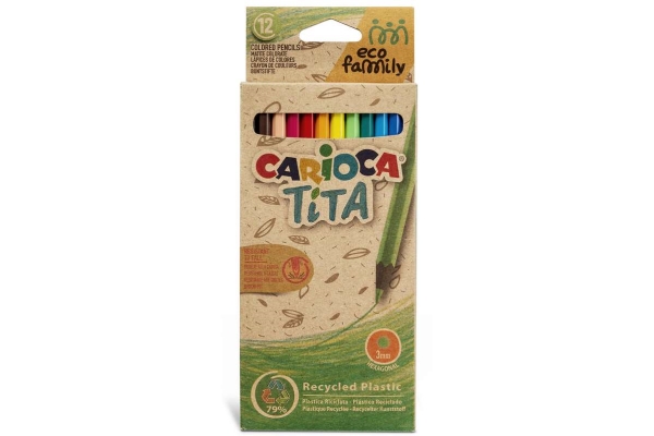 Carioca Tita Buntstifte 12 Farben -