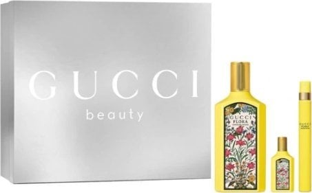 Bundle Gucci Flora Gorgeous Orchid Edp 100Ml + Edp 10Ml + Edp 5Ml