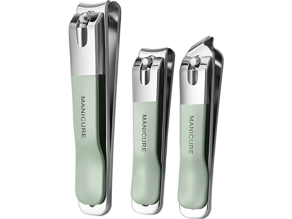 Manicure-sæt 4 værktøjer til pleje i etui LEAN