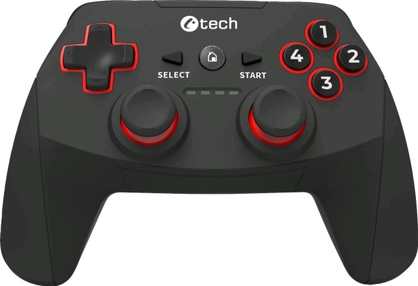 Pad C-Tech C-Tech Gamepad Khort Pro Pc/Ps3/Android, 2X Analog, X-Input, Wibracyjny, Bezdrátowy, Usb