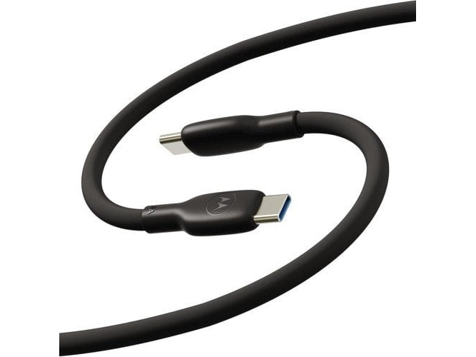 Motorola Usb-Kabel Motorola Silikone C-C 5A 2 M, Sort