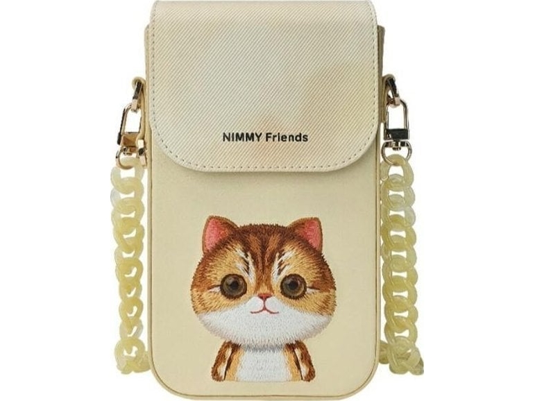 Dėklas Nimmy Torebka Na Telefon Khaki Big Eyed Pet 2.0 Cat