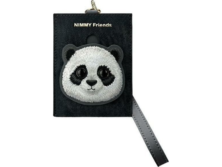 Nimmy Portfel Na Karty Czarny/Black Big Eyed Pet 2.0 Cat