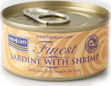 Fish4Cats Finest Sardynka med rejer 70 g