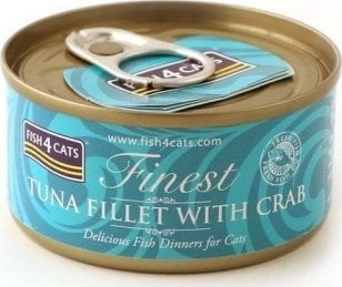Fish4cats Finest Filet Z Tuńczyka Z Krabem 70G