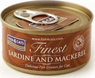 Fish4Cats Finest sardin og makrel 70 g