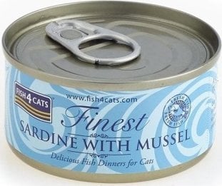 Fish4cats Finest Sardine Mit Grüner Muschel 70G