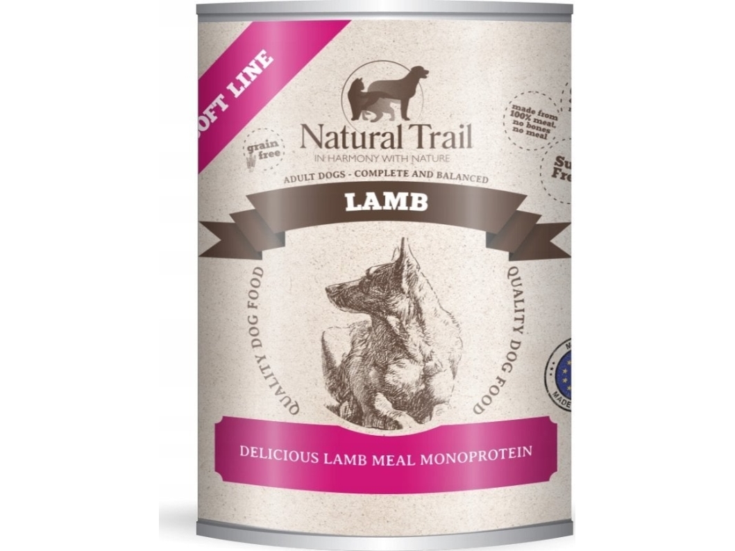 Natural Trail Natural Trail Dog Soft Line Monoprotein Lamm 800 G