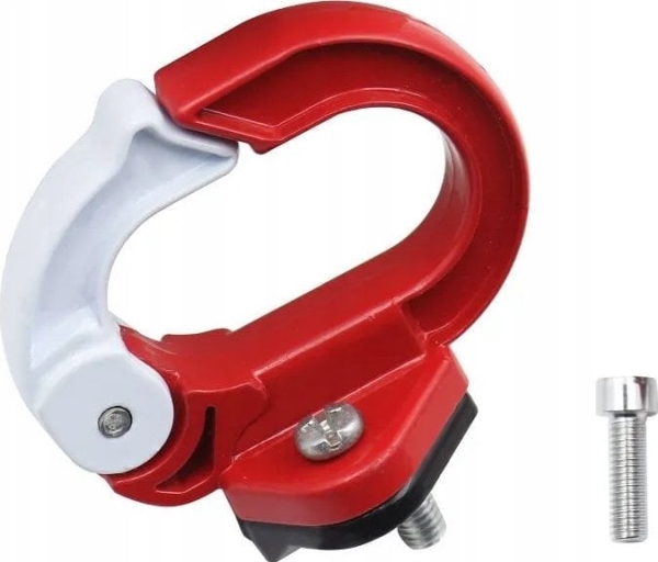 Inoparts Haltegriff Für Einkauf Fahrrad/Roller Fs365-006 Aluminium Rot/Weiß